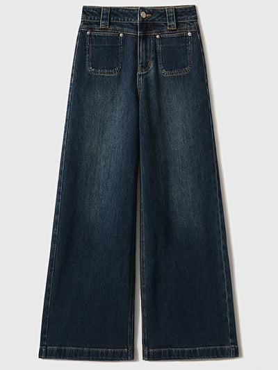 Bella Vintage High Waist Wide Jeans