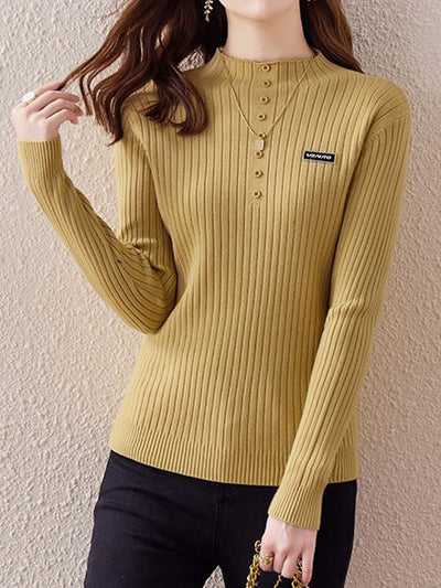 Isabella Classic Turtleneck Knitted Top