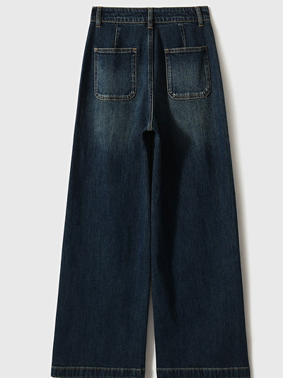 Bella Vintage High Waist Wide Jeans